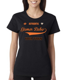 "GAMER BABE from {INSERT YOUR TOWN HERE}" Ladies Heavy Cotton Short Sleeve T-Shirt