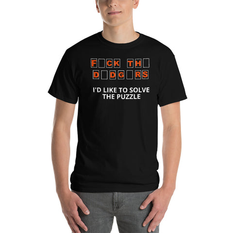 "I'D LIKE TO SOLVE THE PUZZLE" Short-Sleeve T-Shirt