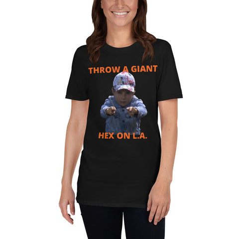 "Throw a Giant Hex on L.A." Short-Sleeve Unisex T-Shirt