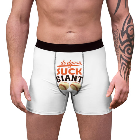 Dodgers Suck Giant Balls -  Men's Boxer Briefs