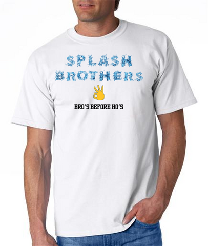 "SPLASH BROTHERS - BRO'S BEFORE HO'S" Mens' Ultra Cotton™ T-Shirt