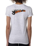 "SuperFan" Ladies Heavy Cotton Short Sleeve T-Shirt (Double-Sided Print)