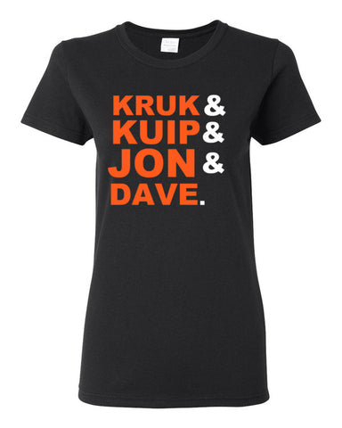 "Kruk & Kuip & Jon & Dave" Womens' Short-Sleeve T-Shirt