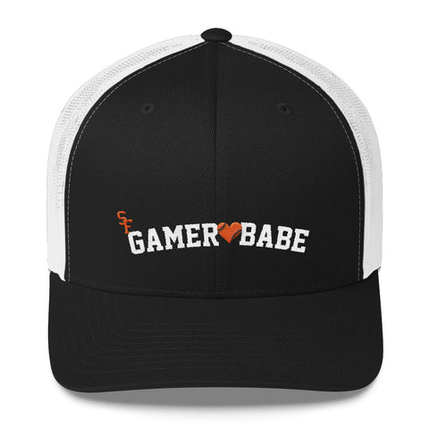 "SF Gamer Babe - Heart Version" Retro Trucker Cap