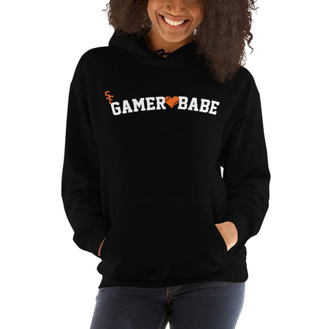 "SF Gamer Babe - Heart Version" Hooded Sweatshirt