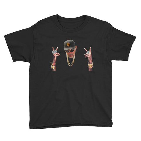"Gangsta Bochy" - 3 Rings Edition - Youth Short Sleeve T-Shirt