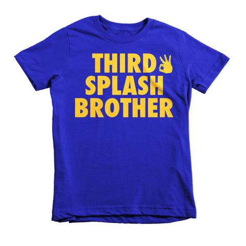 "Third Splash Brother" Short Sleeve Kids' T-Shirt