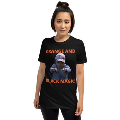 "Orange and Black Magic" Short-Sleeve Unisex T-Shirt